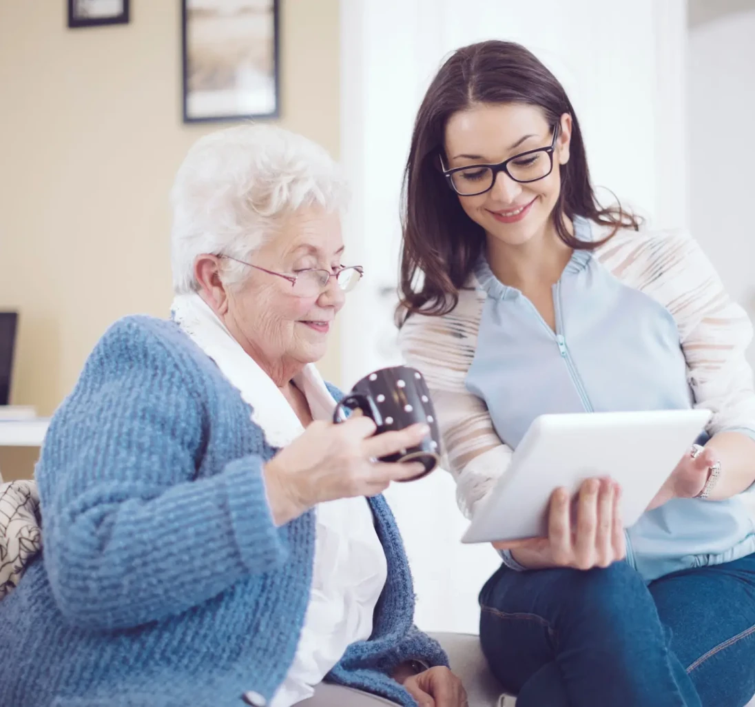 Sharing digital moments on a tablet